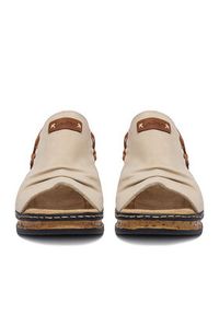 Rieker Sandały CEO-62962-60 Beżowy. Kolor: beżowy. Materiał: skóra #5