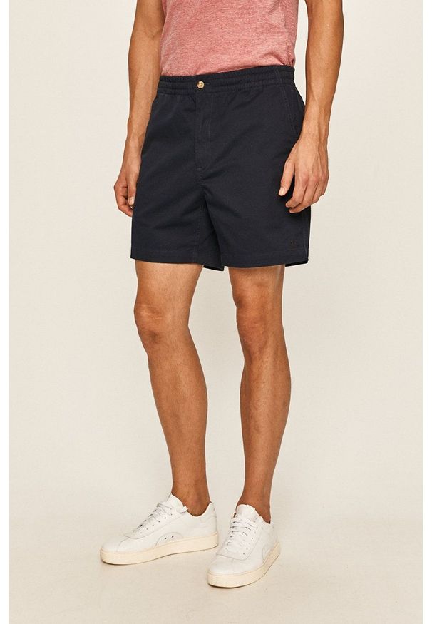 Polo Ralph Lauren - Szorty 710644995023. Okazja: na co dzień. Kolor: niebieski. Materiał: dzianina. Wzór: gładki. Styl: casual