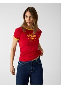 Guess Jeans T-Shirt 183096 Czerwony Classic Fit. Kolor: czerwony #4