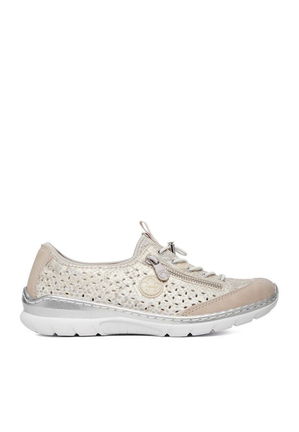 Rieker Sneakersy CEO-L3252-92 Beżowy. Kolor: beżowy. Materiał: skóra