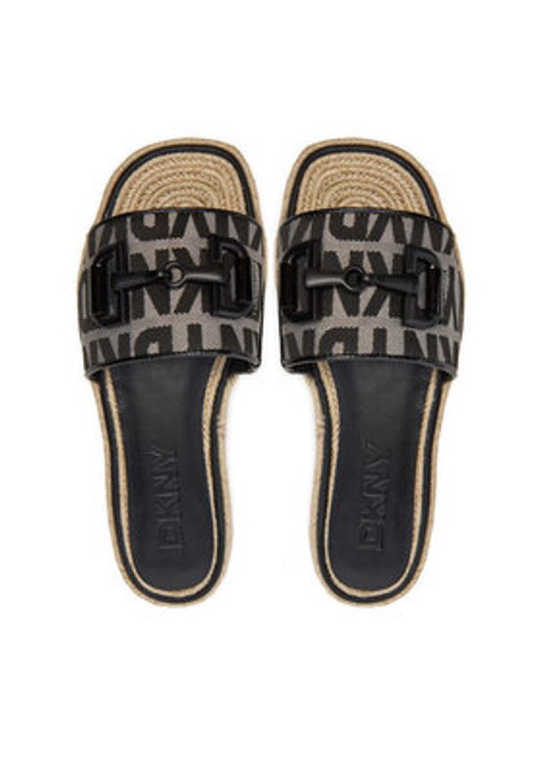 DKNY Espadryle K1483276 Czarny. Kolor: czarny. Materiał: materiał