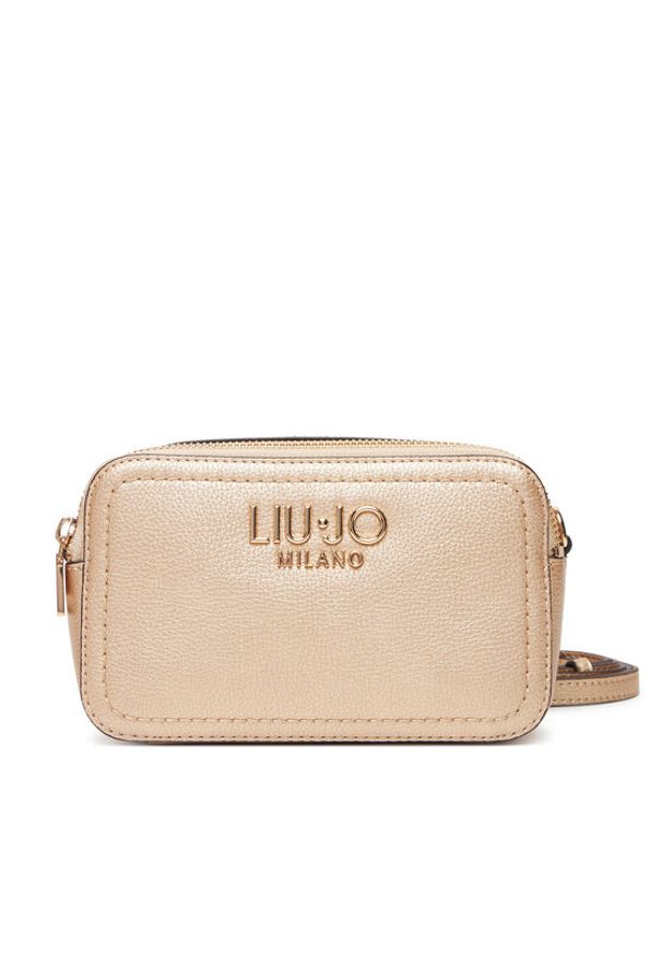 Liu Jo Torebka Ecs S camera Case AF5100 E0058 Złoty. Kolor: złoty. Materiał: skórzane