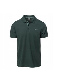Hi-tec - Męska Koszulka Polo Micko II. Typ kołnierza: polo. Kolor: zielony