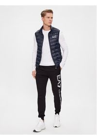 EA7 Emporio Armani Spodnie dresowe 8NPPC3 PJ05Z 0203 Czarny Slim Fit. Kolor: czarny. Materiał: bawełna