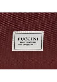 Puccini Plecak PM630 Bordowy. Kolor: czerwony. Materiał: materiał