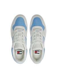 Tommy Jeans Sneakersy Tjw Retro Basket Tonal Logo EN0EN02571 Niebieski. Kolor: niebieski. Materiał: skóra #3