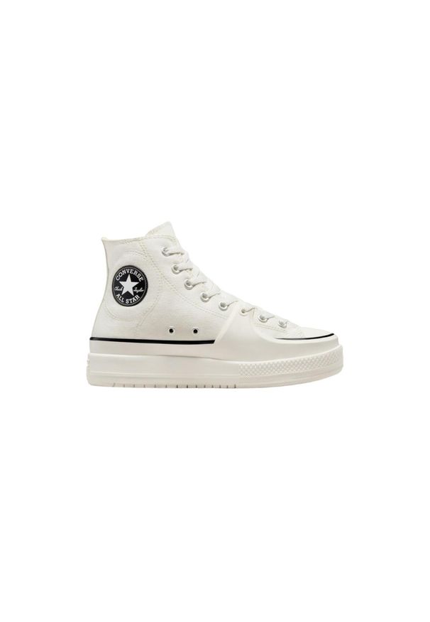 Buty Converse Chuck Taylor All Star Construct Białe. Okazja: na co dzień. Kolor: wielokolorowy, biały, beżowy. Sezon: lato. Styl: casual, elegancki