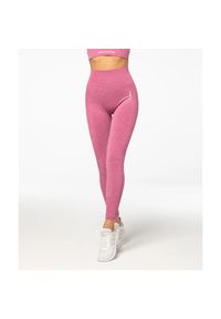 Legginsy bezszwowe Carpatree Allure różowy melanż. Kolor: różowy. Materiał: materiał, poliamid, elastan. Wzór: melanż