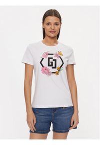 Gaudi T-Shirt 411BD64022 Biały Regular Fit. Kolor: biały. Materiał: bawełna #1