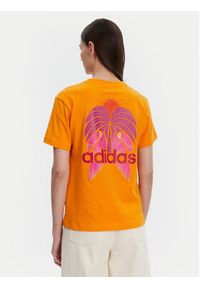 Adidas - adidas T-Shirt FARM Graphic JD6293 Pomarańczowy Regular Fit. Kolor: pomarańczowy. Materiał: bawełna