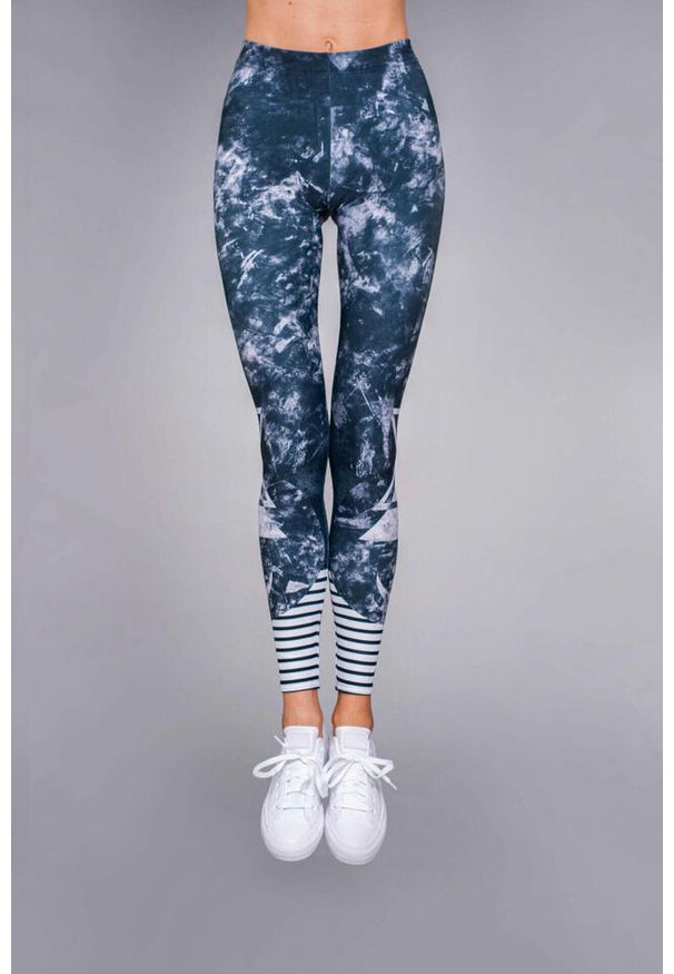 Legginsy sportowe damskie DEEP TRIP Carbon. Kolor: czarny