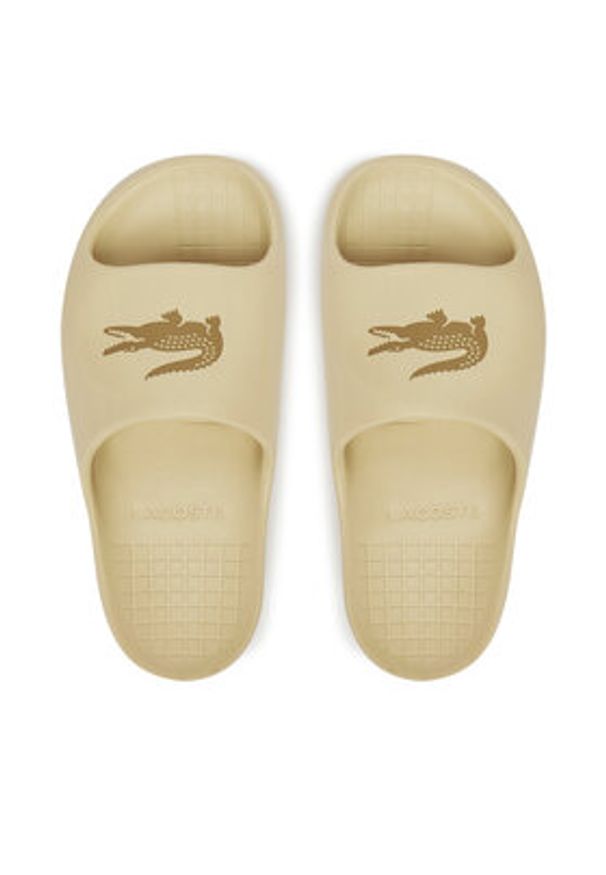 Lacoste Klapki 7-49CFA0025 Beżowy. Kolor: beżowy