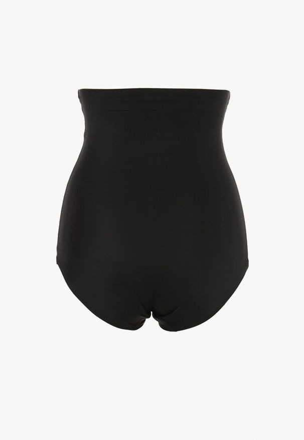 Born2be - Czarne Modelujące Majtki z Wysokim Stanem i Wstawkami z Siateczki Gabrielina. Stan: podwyższony. Kolor: czarny