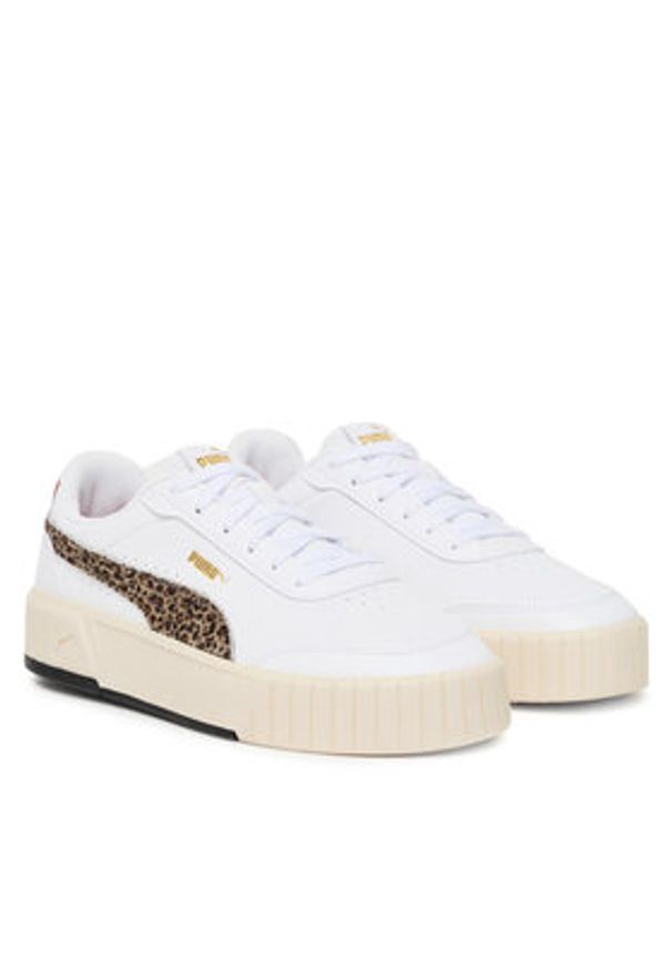 Puma Sneakersy Carina Mia Animal Flair 403515 01 Biały. Kolor: biały. Materiał: skóra