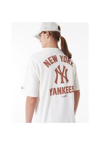 Koszulka z krótkim rękawem Męska New Era WORDMARK OS TEE NEYYAN 60435536 Biały. Kolor: biały. Długość rękawa: krótki rękaw. Długość: krótkie #1