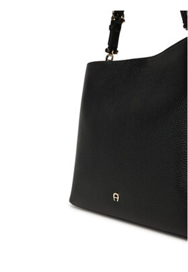 Aigner Torebka Delia M 136189 Czarny. Kolor: czarny. Materiał: skórzane