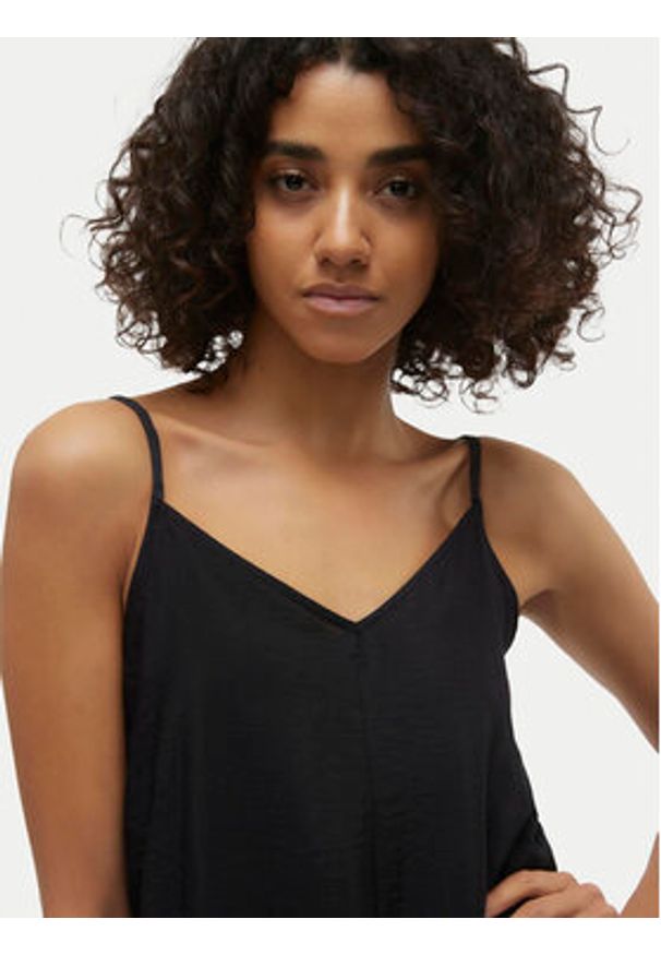 Vero Moda Sukienka letnia Josie 10303398 Czarny Regular Fit. Kolor: czarny. Materiał: wiskoza. Sezon: lato