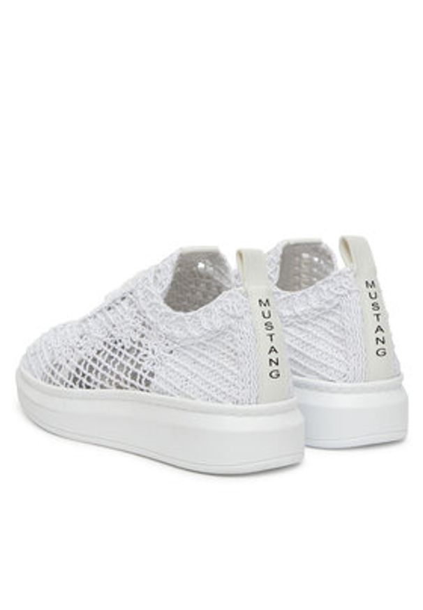 Mustang Sneakersy 1468-301 Biały. Kolor: biały. Materiał: materiał
