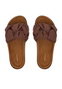 Inuikii Klapki Fjord Flower 1004.003.0122 Brązowy ciemny. Kolor: brązowy. Materiał: materiał #6