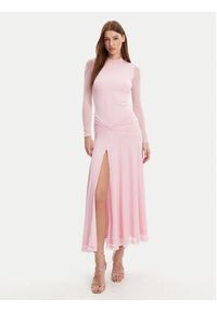 BARDOT - Bardot Sukienka koktajlowa 58853DB5 Różowy Regular Fit. Kolor: różowy. Materiał: syntetyk. Styl: wizytowy #5