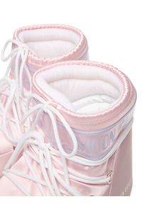 Moon Boot Śniegowce MB Icon Low Pearly 80D1409660 Różowy. Kolor: różowy. Materiał: materiał #6