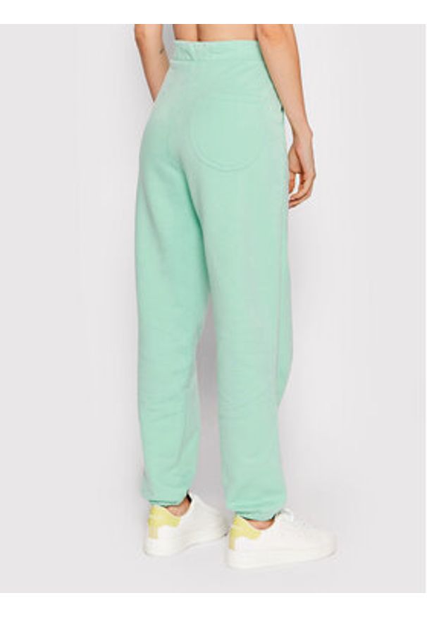 Lee Spodnie dresowe L32MLJ40 112320634 Zielony Relaxed Fit. Kolor: zielony. Materiał: bawełna