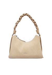 Coccinelle Torebka P6P Boheme Suede Bimaterial E1 P6P 13 03 01 Beżowy. Kolor: beżowy. Materiał: skórzane, zamszowe #6