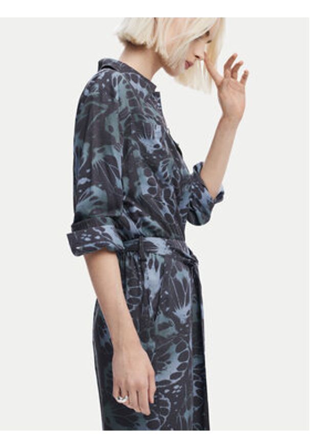 Desigual Kombinezon Sena 24WWPW25 Szary Regular Fit. Kolor: szary. Materiał: wiskoza