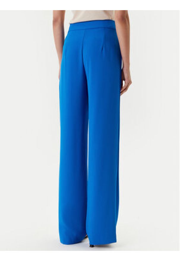 Morgan Spodnie materiałowe 241-PBARY Niebieski Straight Fit. Kolor: niebieski. Materiał: syntetyk