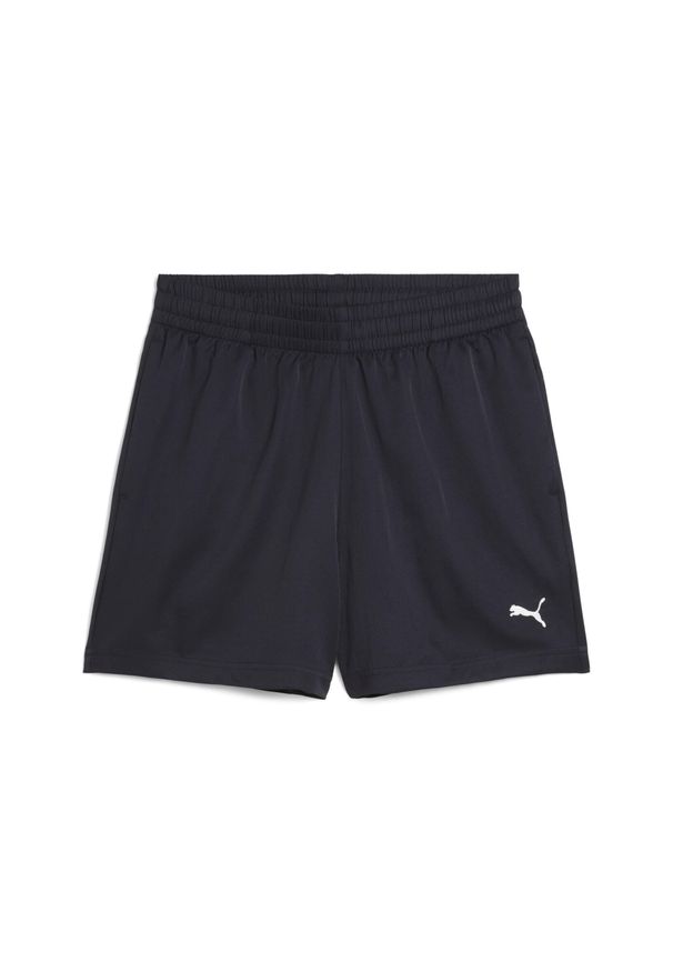 Puma - Męskie tkane szorty Essentials 5" PUMA New Navy Blue. Kolor: niebieski. Wzór: haft. Sport: fitness