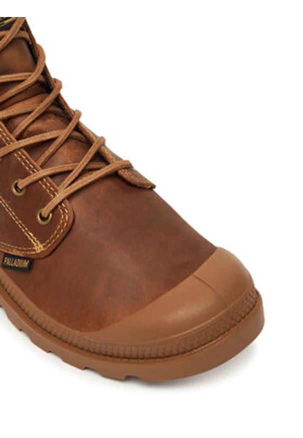 Palladium Trapery Pampa Zip Lth Legacy 79502-257-M Brązowy. Kolor: brązowy. Materiał: skóra