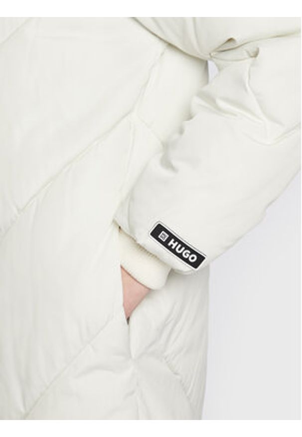 Hugo - HUGO Kurtka zimowa Favella-1 50473930 Écru Relaxed Fit. Materiał: syntetyk. Sezon: zima