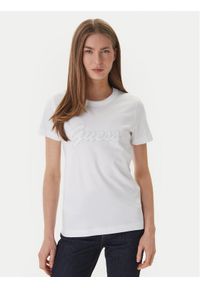 Guess T-Shirt W6GI08 K3023 Biały Regular Fit. Kolor: biały. Materiał: bawełna #1