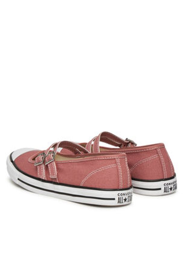 Converse Baleriny Chuck Taylor All Star Dainty Mary Jane A12564C Różowy. Kolor: różowy. Materiał: materiał