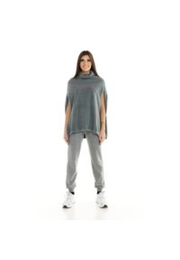 LEONE 1947 APPAREL - Damski sweter bez rękawów Leone Leisure. Kolor: szary. Materiał: tkanina. Długość rękawa: bez rękawów