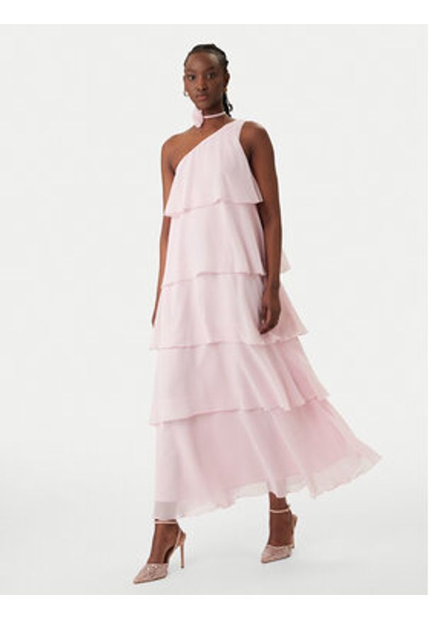 Vero Moda Sukienka koktajlowa Felicia 10348522 Różowy Regular Fit. Kolor: różowy. Materiał: syntetyk. Styl: wizytowy