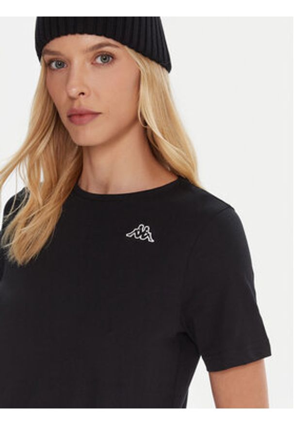 Kappa Komplet t-shirtów Logo Alyce 322564W Czarny Regular Fit. Kolor: czarny. Materiał: bawełna