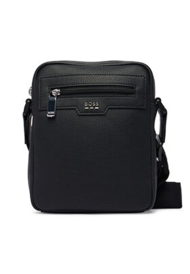 BOSS Saszetka Lewys 50562918 Czarny. Kolor: czarny. Materiał: skóra