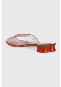 melissa - Melissa klapki MELISSA THE REAL JELLY KIM AD damskie kolor różowy M.33746.AK606. Kolor: różowy. Materiał: materiał, guma. Wzór: gładki #2