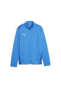 Dziecięca bluza dresowa Puma TeamGoal. Kolor: niebieski. Materiał: dresówka. Sport: piłka nożna #1