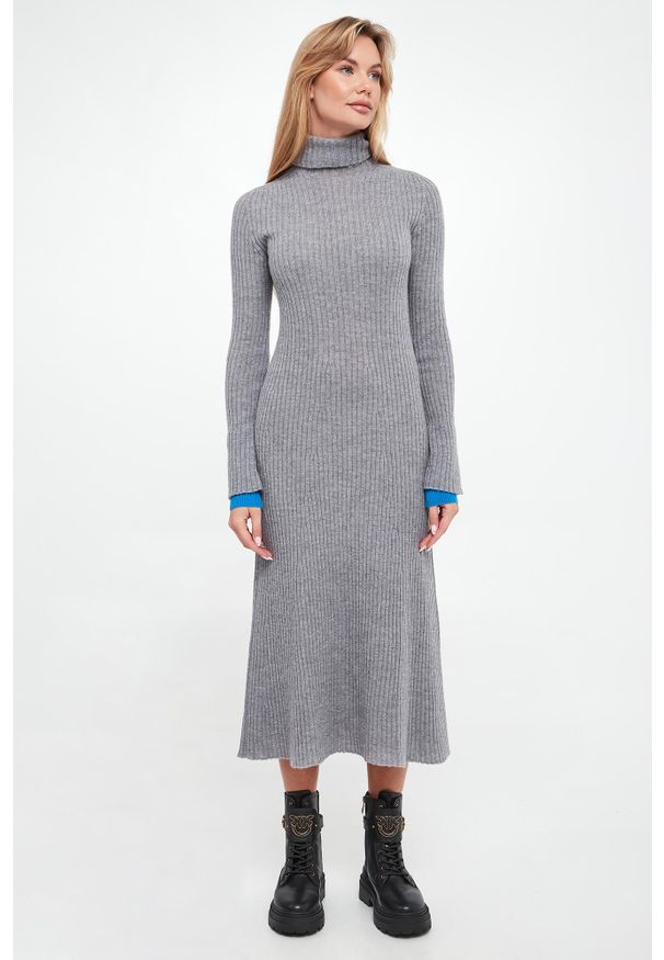 Pinko - Sukienka wełniana Highlander PINKO. Materiał: wełna