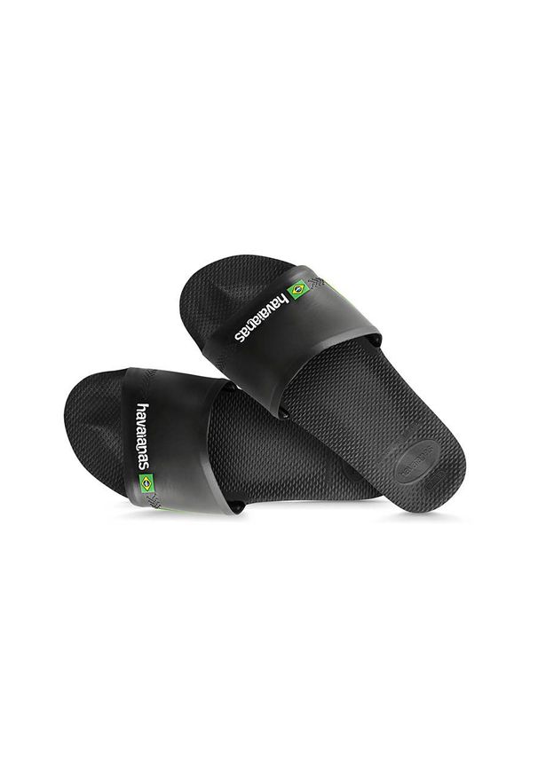 Havaianas - Japonki. Kolor: czarny. Materiał: guma