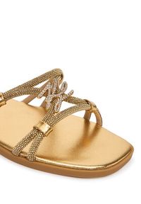 Karl Lagerfeld - KARL LAGERFELD Klapki Olympia II KL87406 Złoty. Kolor: złoty. Materiał: syntetyk #6