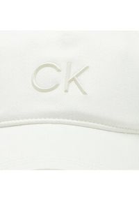 Calvin Klein Czapka z daszkiem K60K610996 Biały. Kolor: biały. Materiał: materiał, bawełna