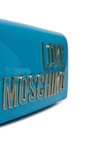 Love Moschino - LOVE MOSCHINO Torebka JC4251PP0OKE170A Niebieski. Kolor: niebieski. Materiał: skórzane #6