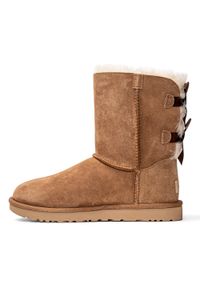 Ugg - Buty zimowe damskie UGG W Bailey Bow II (1016225-CHE). Okazja: na plażę. Kolor: brązowy. Materiał: materiał. Sezon: zima. Styl: młodzieżowy #6
