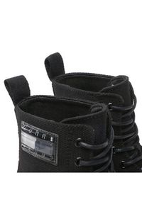 TOMMY HILFIGER - Tommy Hilfiger Botki Tjw Foxing Canvas EN0EN02216 Czarny. Kolor: czarny. Materiał: materiał #4