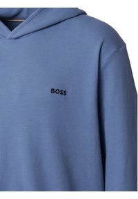 BOSS Bluza Waffle 50535885 Błękitny Regular Fit. Kolor: niebieski. Materiał: syntetyk #2