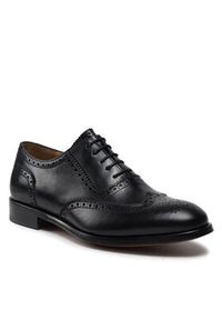 Lord Premium Półbuty Brogues 5501 Czarny. Kolor: czarny. Materiał: skóra #4