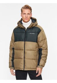 columbia - Columbia Kurtka zimowa Pike Lake™ II Hooded Jacket Brązowy Regular Fit. Kolor: brązowy. Materiał: syntetyk. Sezon: zima #1